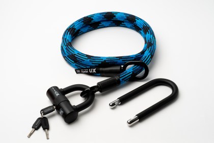 tex-lock eyelet U/X, morpho blue, 160cm