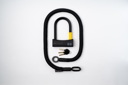 tex-lock eyelet D-Lock, onyx black, 120